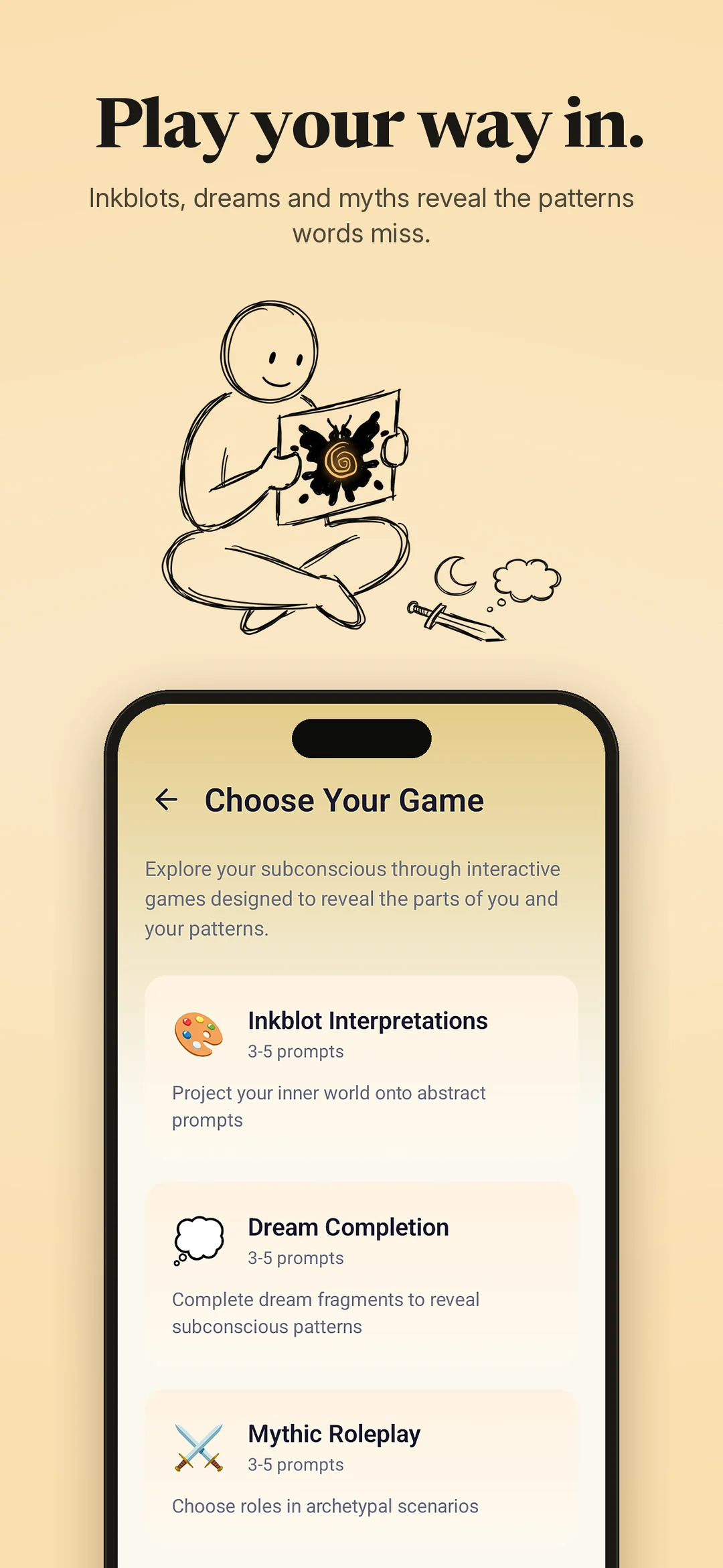 Subconscious Games in the InnerOS app