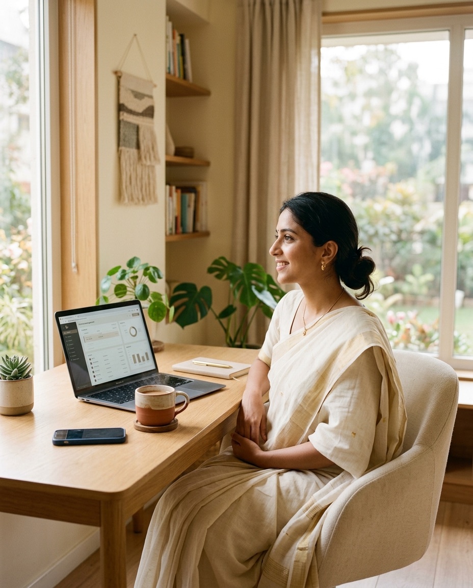 The InnerOS Practice workspace — a brief, notes and the between-session plan in one view.